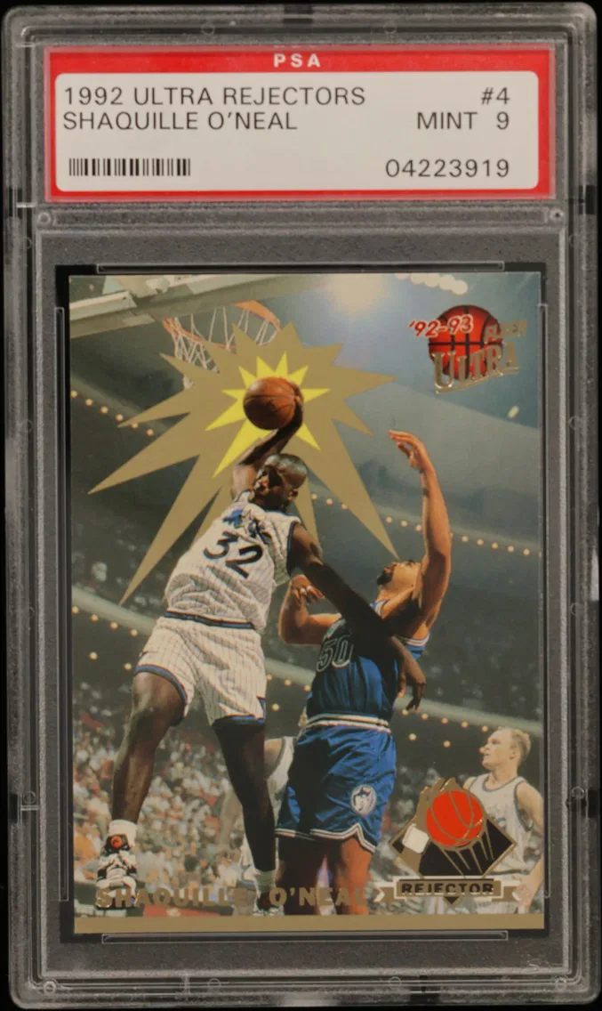 1992 #4 Shaquille O'Neal PSA 9 Ultra Rejectors