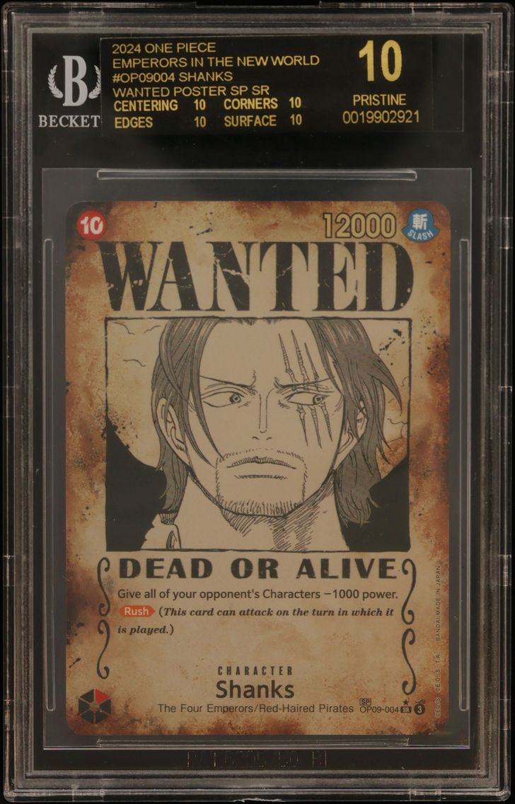 2024 #OP09004 Shanks WANTED POST