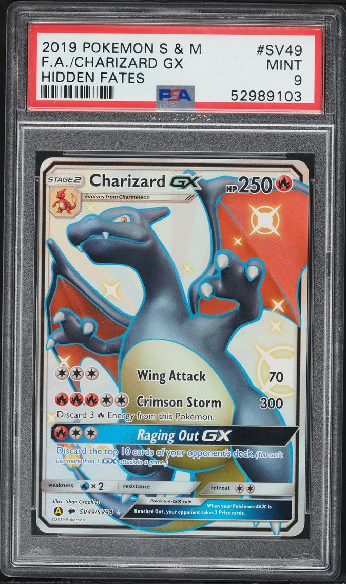 2019 #SV49 Full Art/Charizard GX