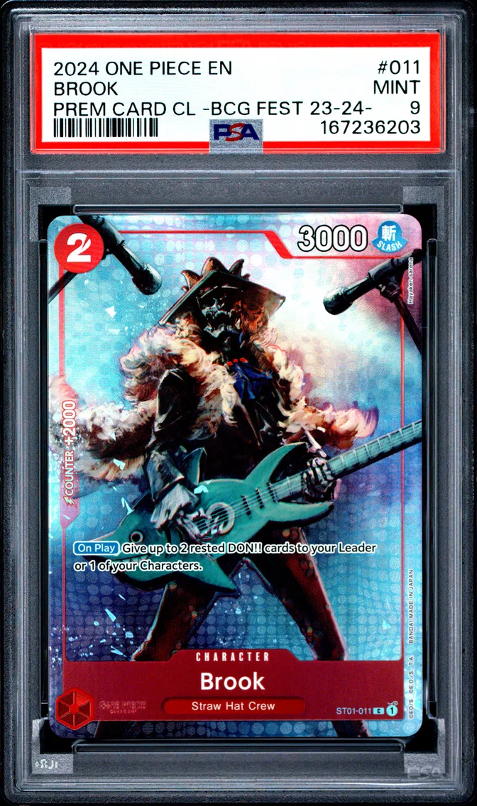 2024 #011 Brook PSA 9 One Piece Premium Card Collection -Bandai Card Games Fest 23-24 Edition-