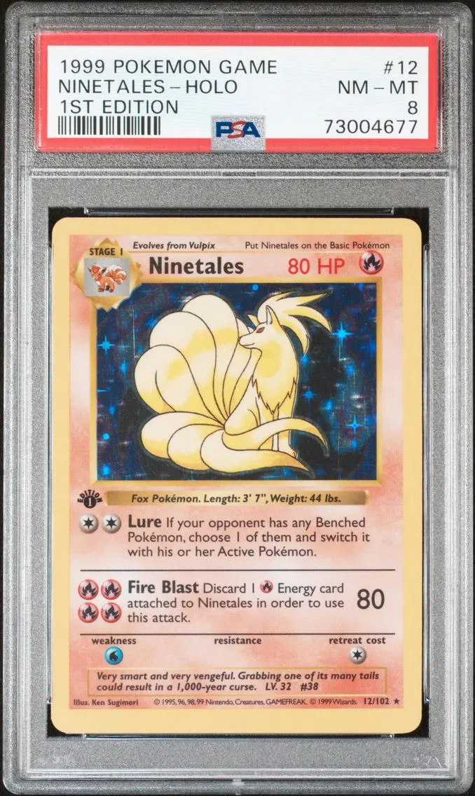 1999 #12 Ninetales-Holo 1st Edit