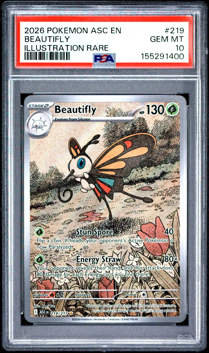 2026 #219 Beautifly PSA 10 Asc EN-Ascended Heroes