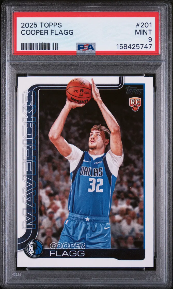 2025 #201 Cooper Flagg PSA 9 Topps