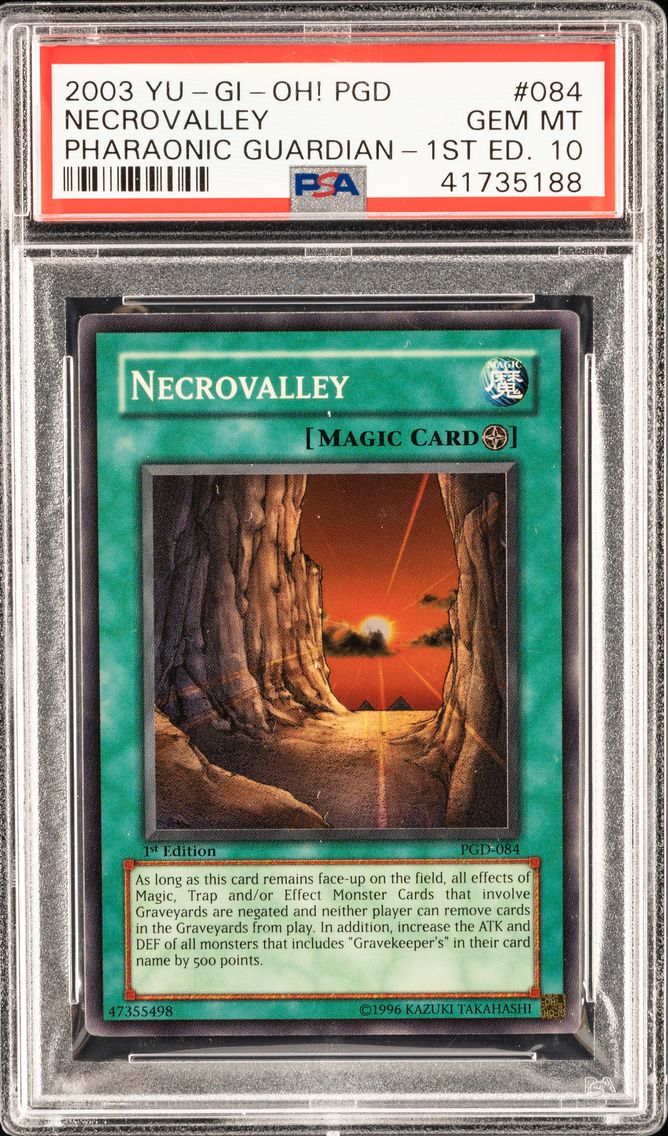 NECROVALLEY PGD-084 PHARAONIC GUARDIAN | 1ST EDITION 2003 PSA 10