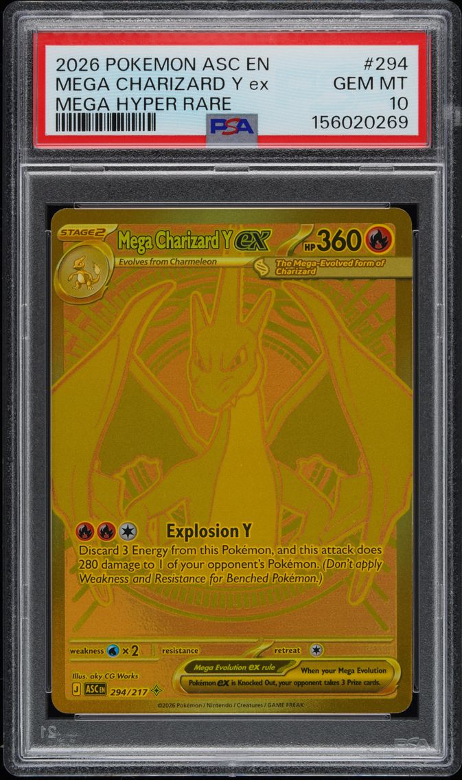 2026 #294 Mega Charizard Y EX PS