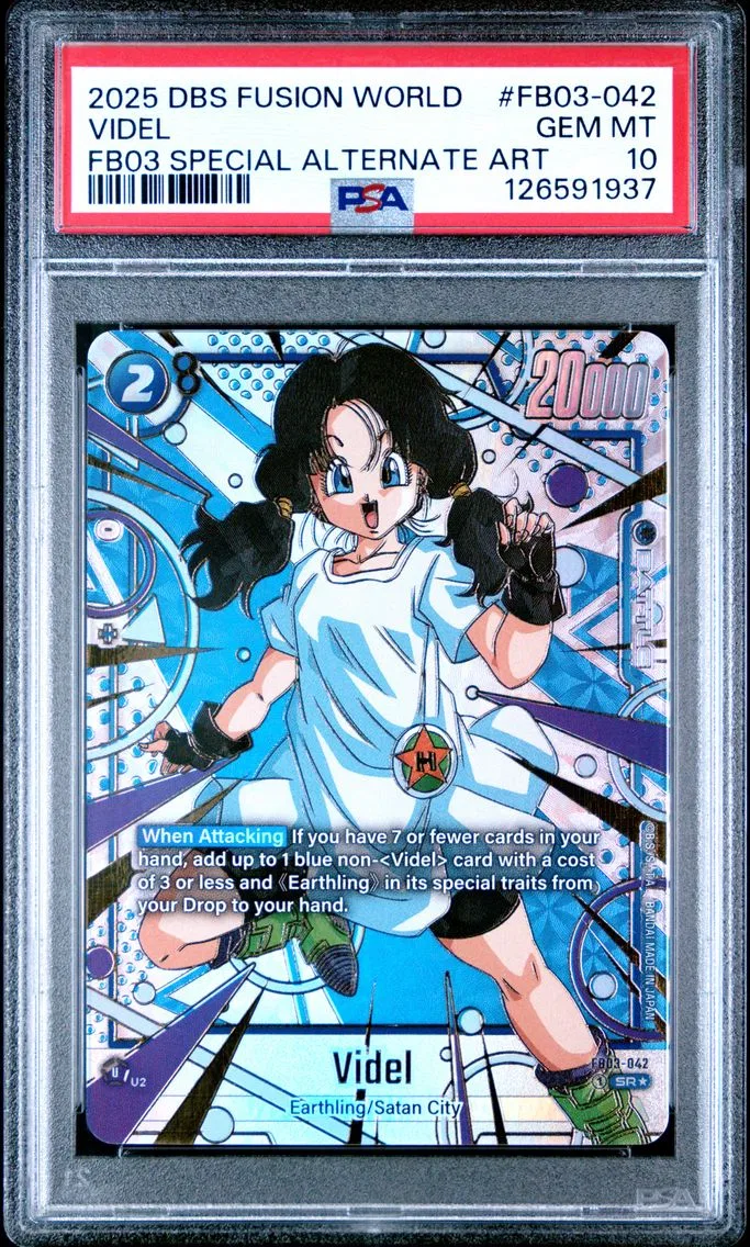 2025 #FB03-042 Videl PSA 10 Dragon Ball Super Card Game Fusion World New Adventure