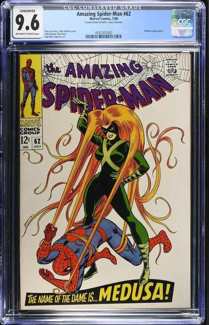 1968 Amazing Spider-Man #62 CGC 9.6 Marvel Comics