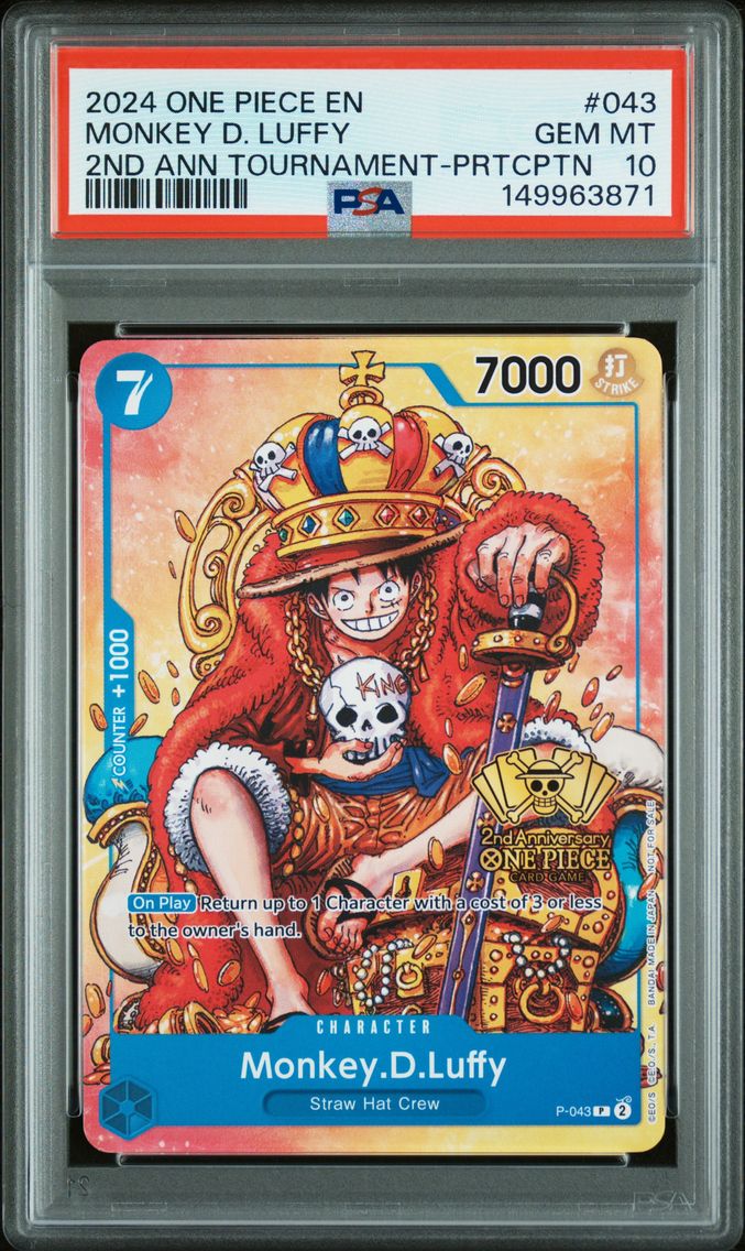 2024 #043 Monkey D. Luffy PSA 10 One Piece Promos
