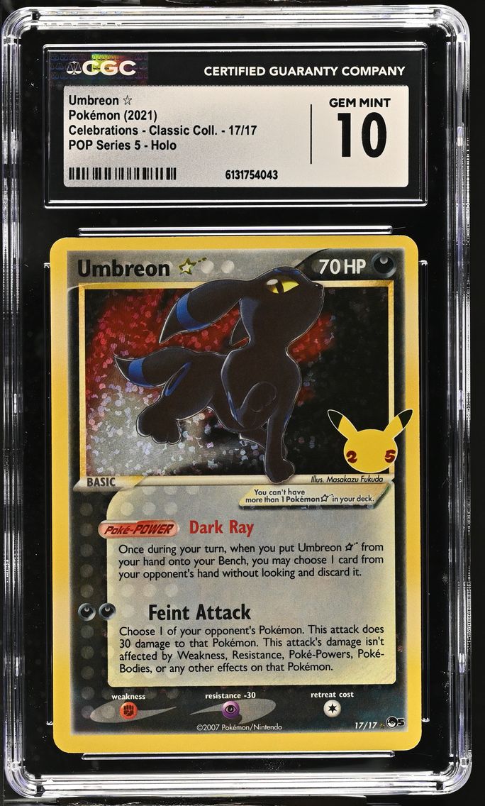 2021 #17 Umbreon CGC 10 Celebrations - Classic Collection - English