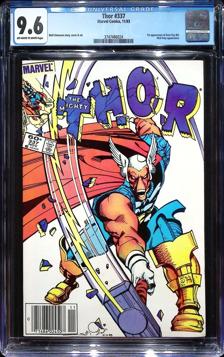 1983 Thor #337 CGC 9.6 Marvel Comics