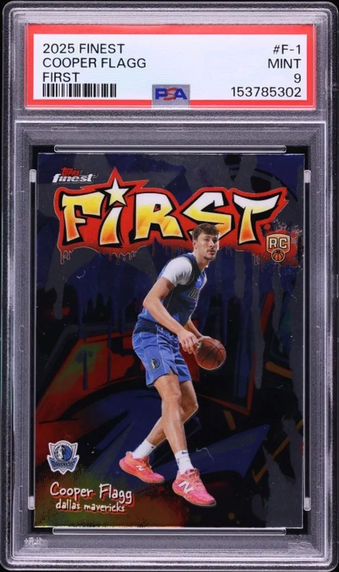 2025 Finest First Cooper Flagg ROOKIE #F-1 PSA 9 MINT