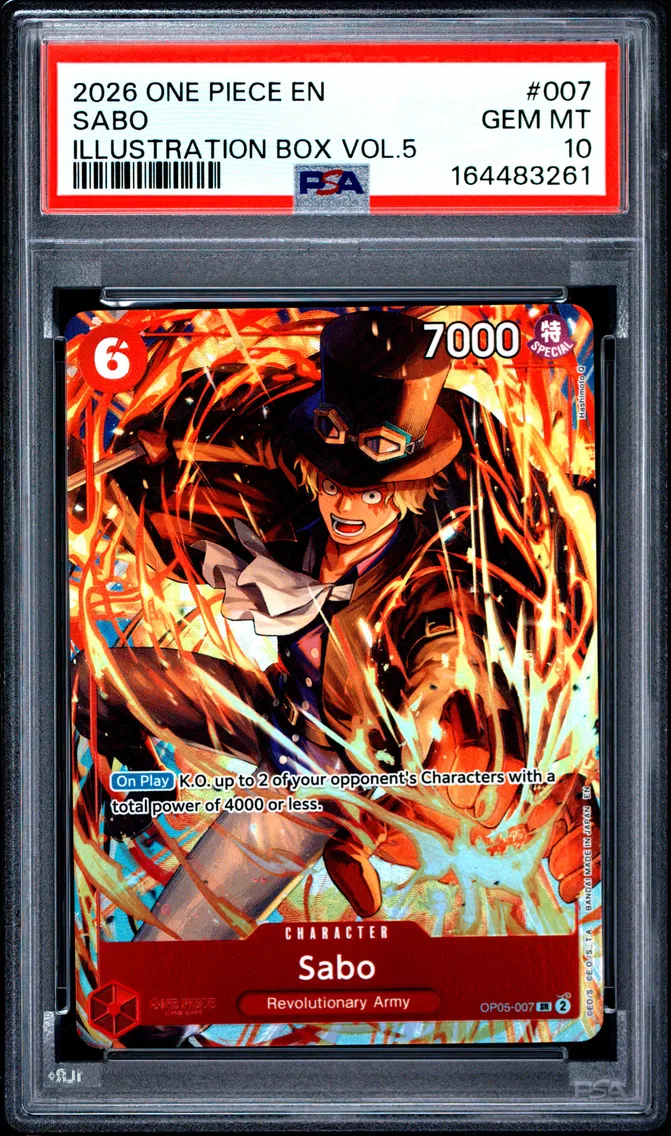 2026 #007 Sabo PSA 10 One Piece Promos