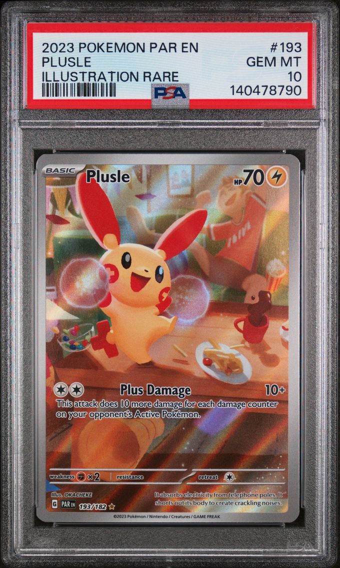 2023 #193 Plusle PSA 10 Par EN-Paradox Rift