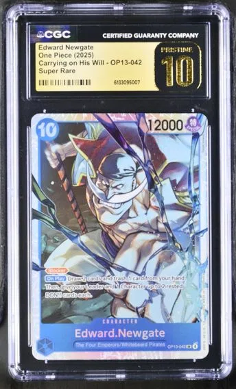 2025 #OP13-042 Edward Newgate CGC 10 Pristine Carrying on His Will (OP13) - English