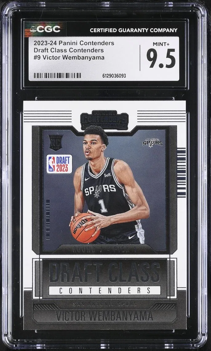 2023 #9 Victor Wembanyama CGC 9.5 Panini Contenders