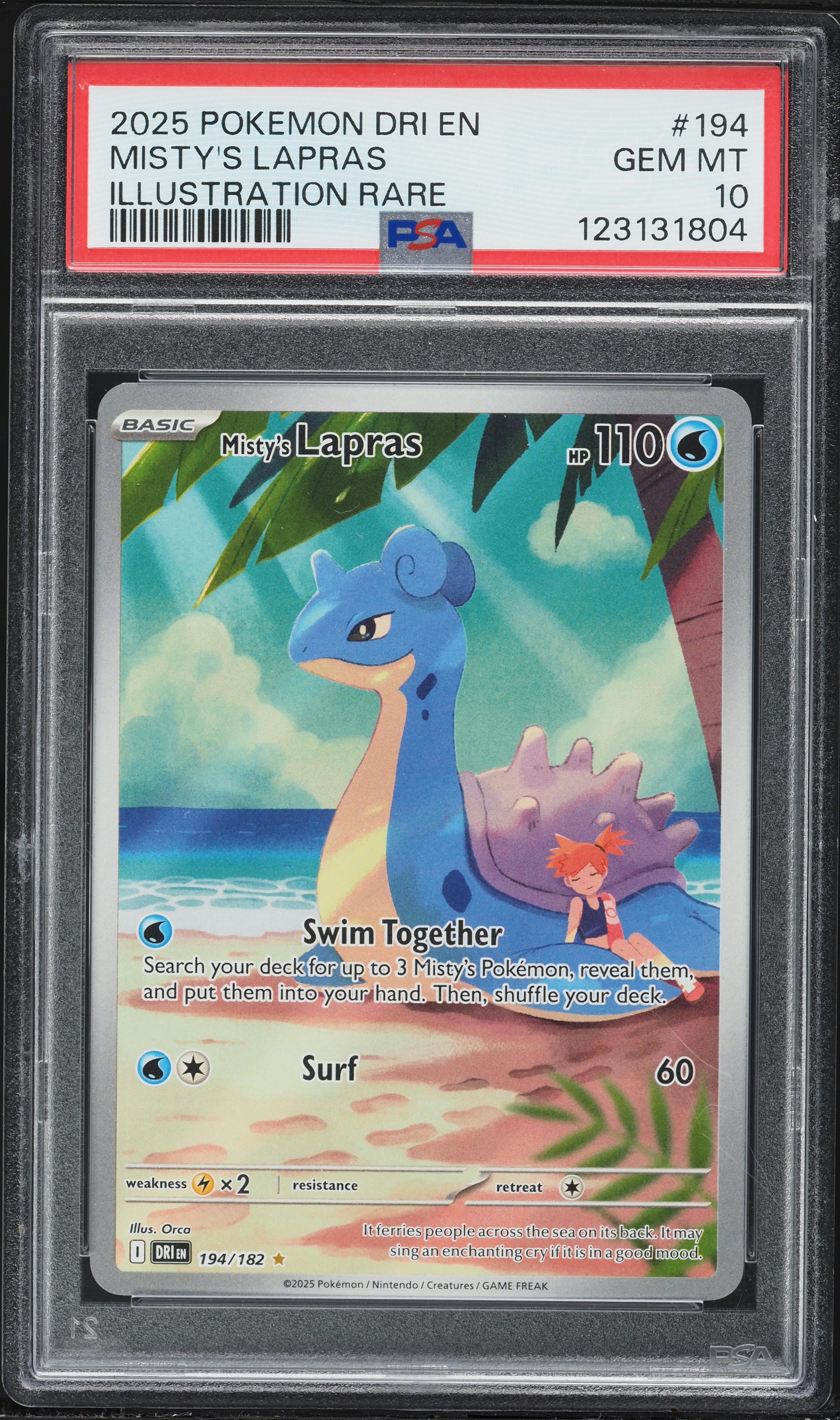 Misty's Lapras