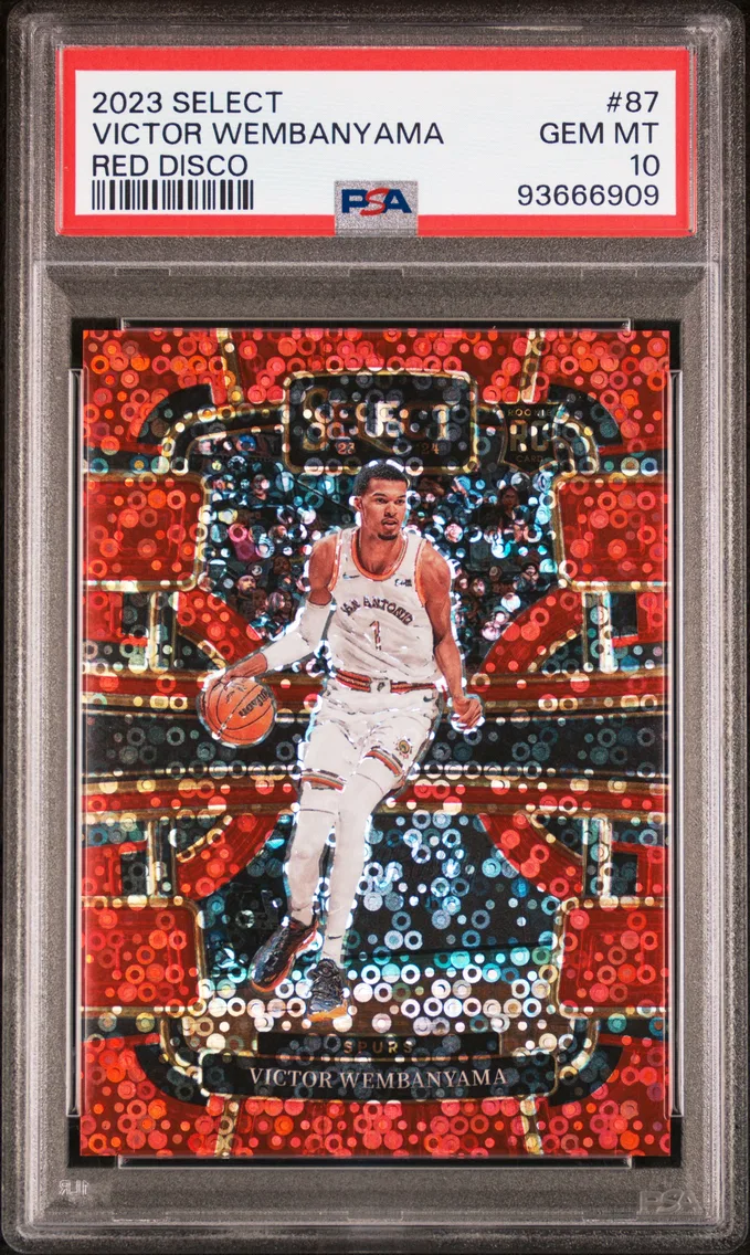 2023 #87 VICTOR WEMBANYAMA PSA 10 Panini Select
