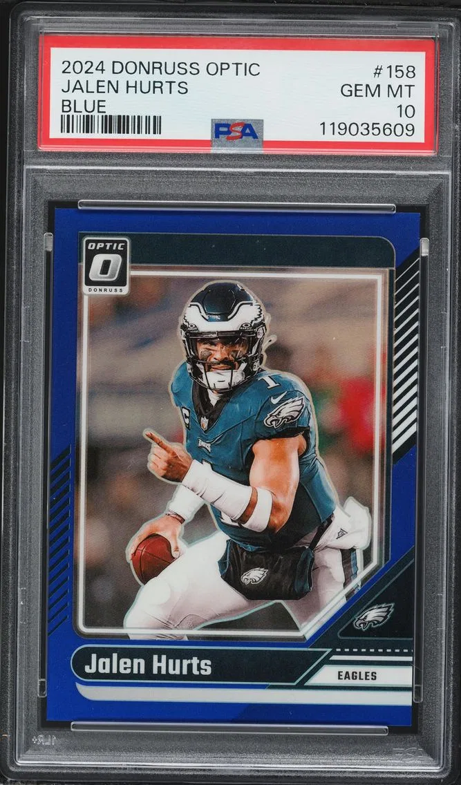 2024 #158 Jalen Hurts PSA 10 Panini Donruss Optic Football