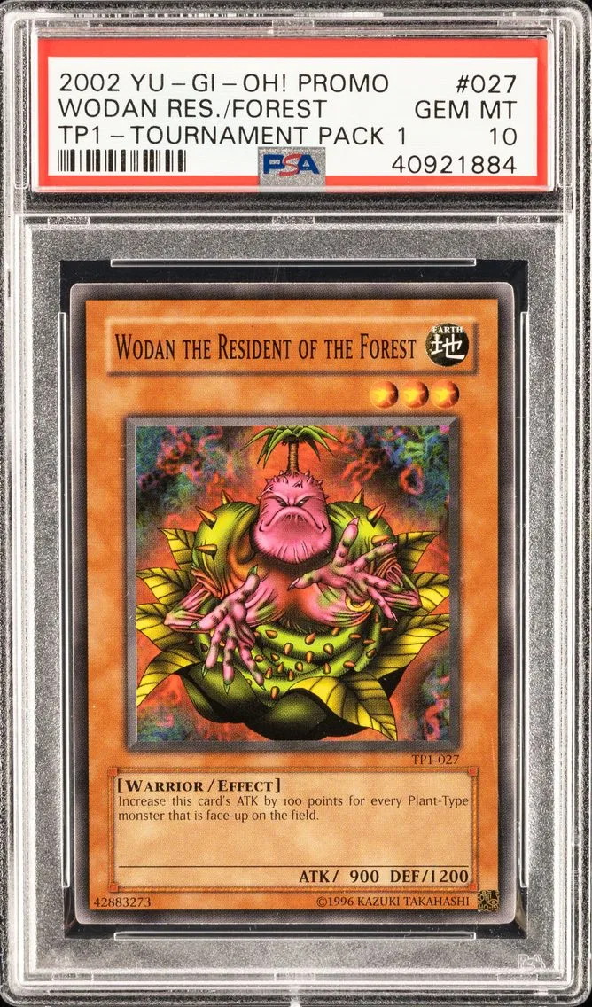 WODAN THE RESIDENT OF THE FOREST TP1-027 TOURNAMENT PACK 1 2002 PSA 10