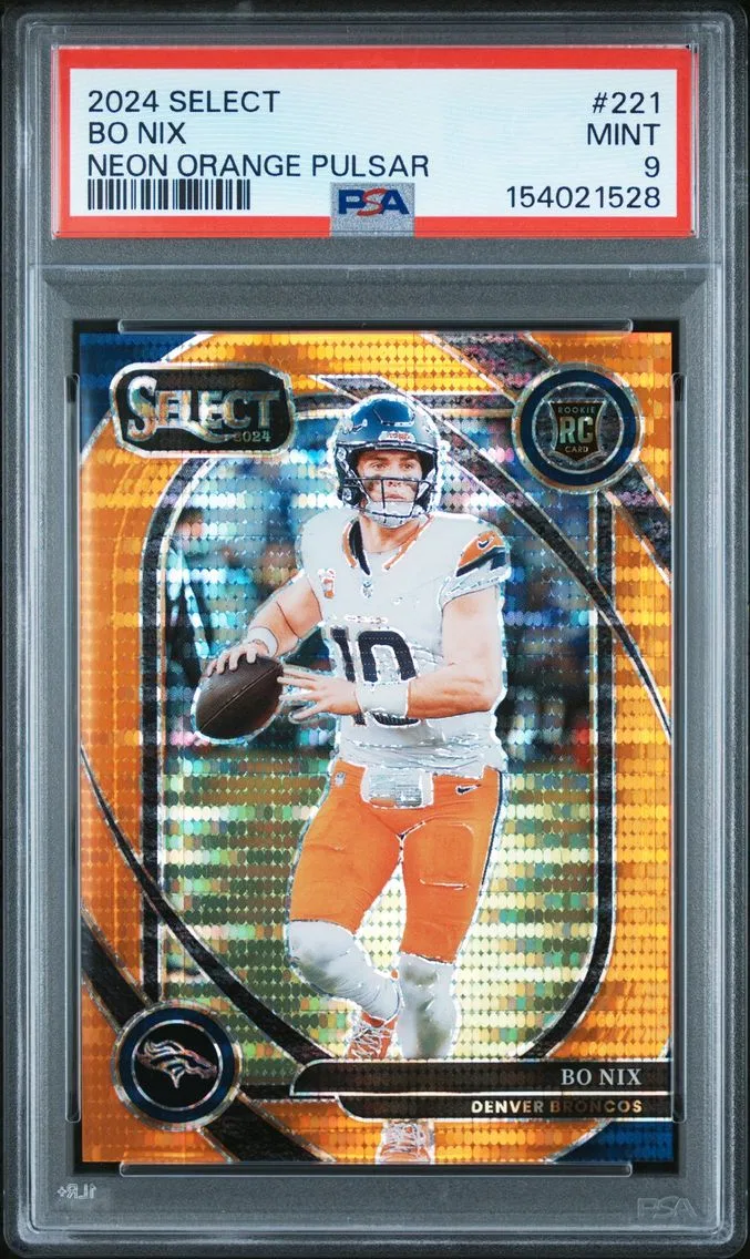 2024 #221 Bo Nix PSA 9 Panini Select