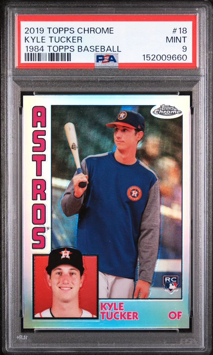 2019 #18 Kyle Tucker PSA 9 Topps Chrome 1984 Topps Baseball