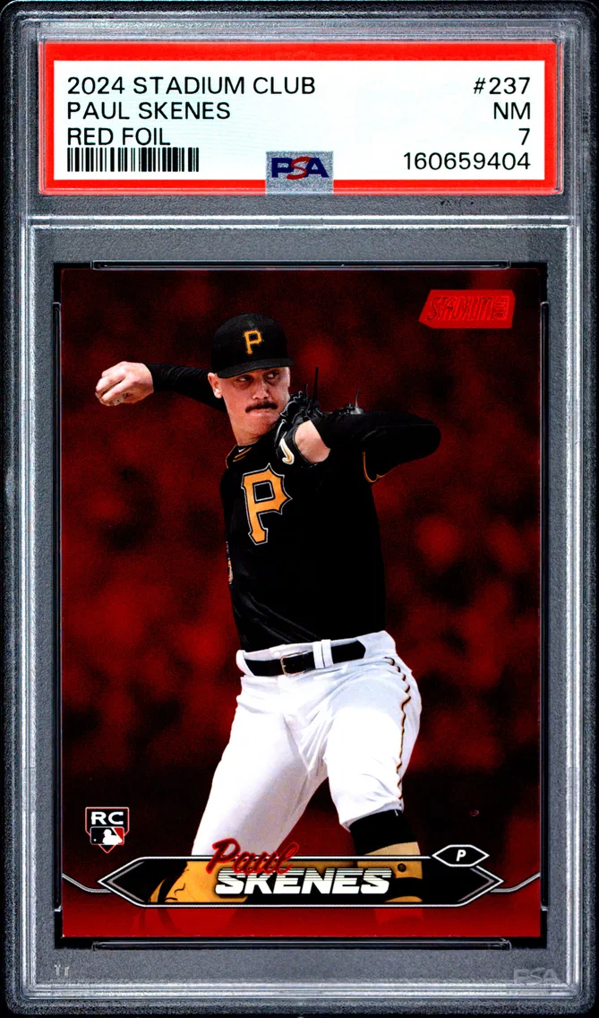 2024 #237 Paul Skenes PSA 7 Topps Stadium Club