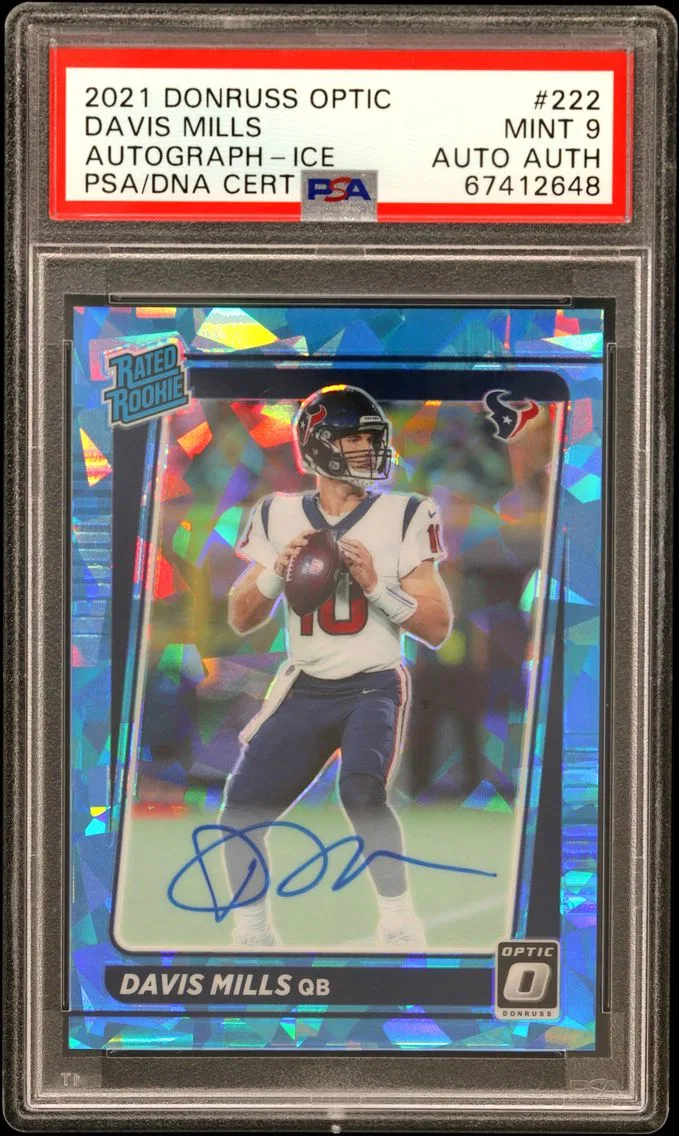 2021 #NA PSA/DNA Donruss Optic Davis Mills