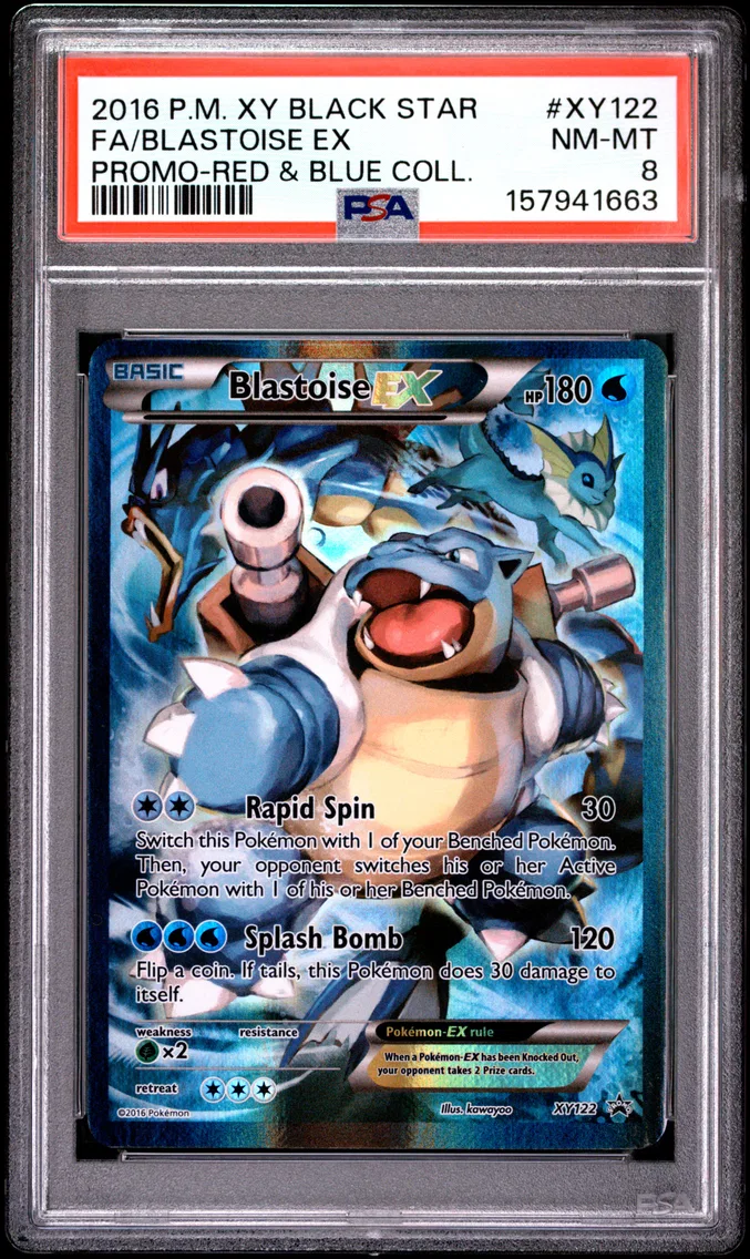 2016 #XY122 Full Art/Blastoise E