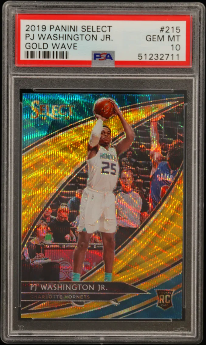 2019 #215 PJ Washington Jr. PSA 10 Panini Select