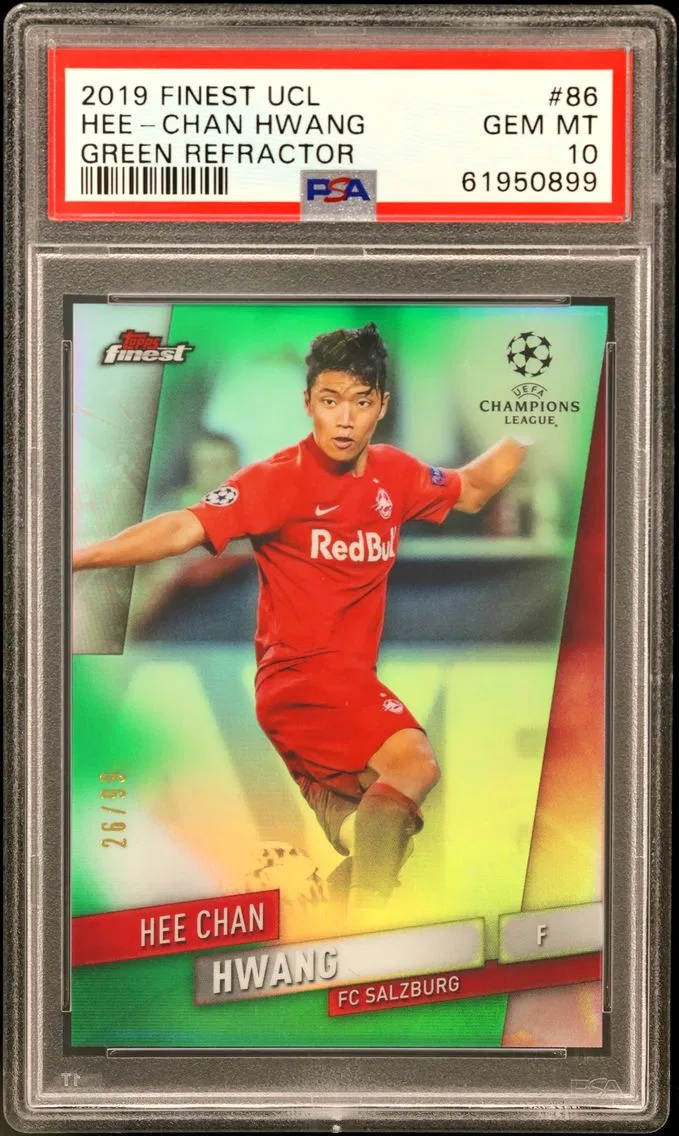 2019 #86 Hee-Chan Hwang PSA 10 Finest UEFA Champions League