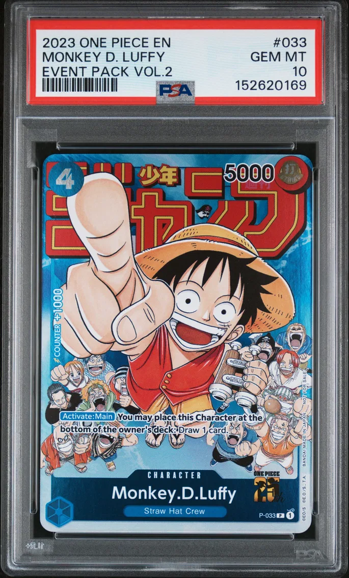 2023 #033 Monkey D. Luffy PSA 10 One Piece Promos