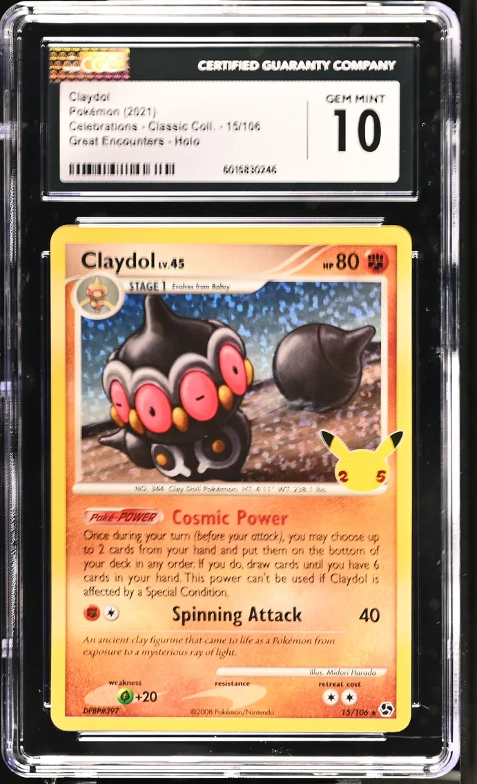2021 #15 Claydol CGC 10 Celebrations - Classic Collection - English