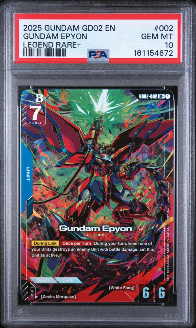 2025 #002 Gundam Epyon PSA 10 Gundam Dual Impact