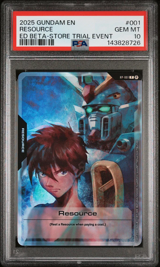 2025 #001 Resource PSA 10 Gundam Edition Beta Promos