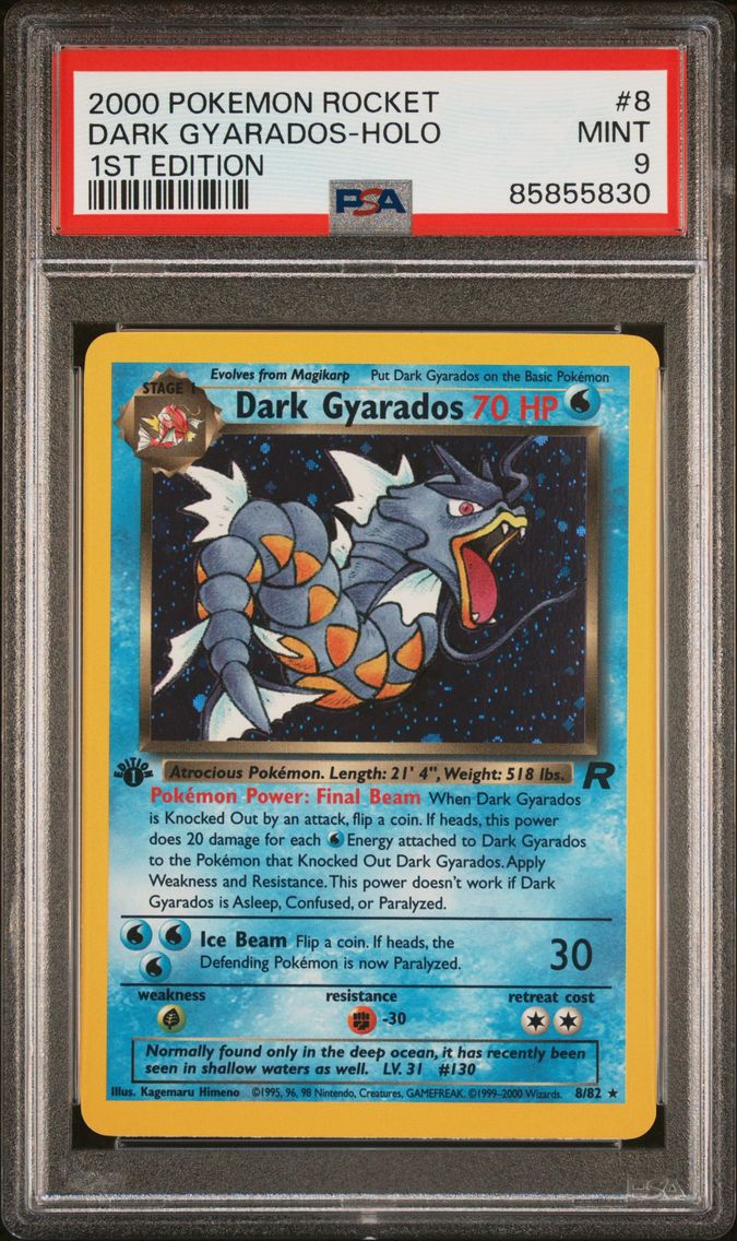 2000 #8 Dark Gyarados-Holo 1st E