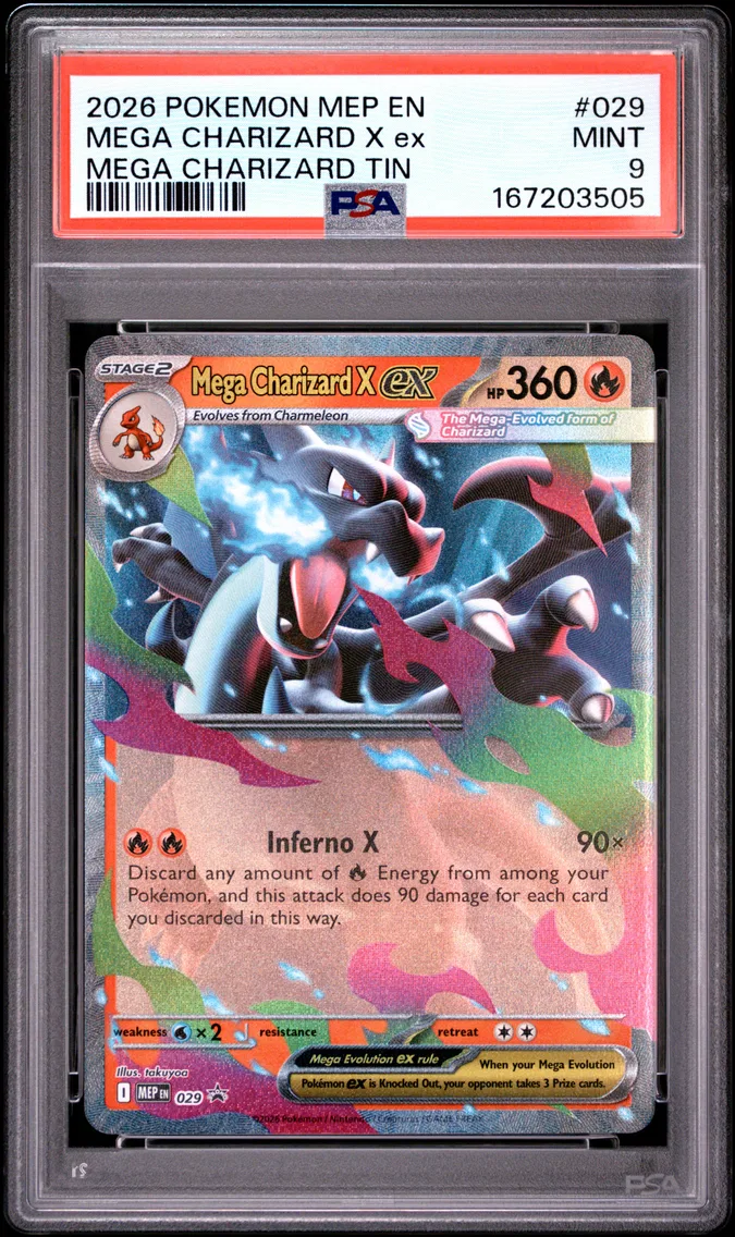 2026 #029 Mega Charizard X EX PS