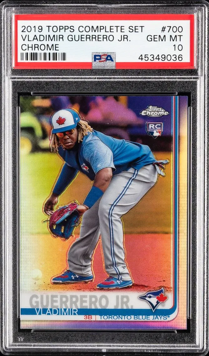 2019 #700 Vladimir Guerrero Jr. PSA 10 Topps Complete Set