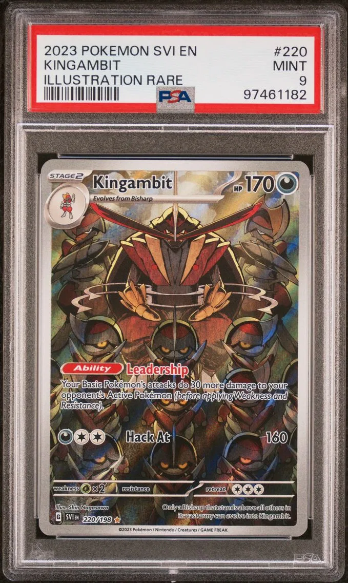 2023 #220 Kingambit PSA 9 Svi EN-Scarlet & Violet