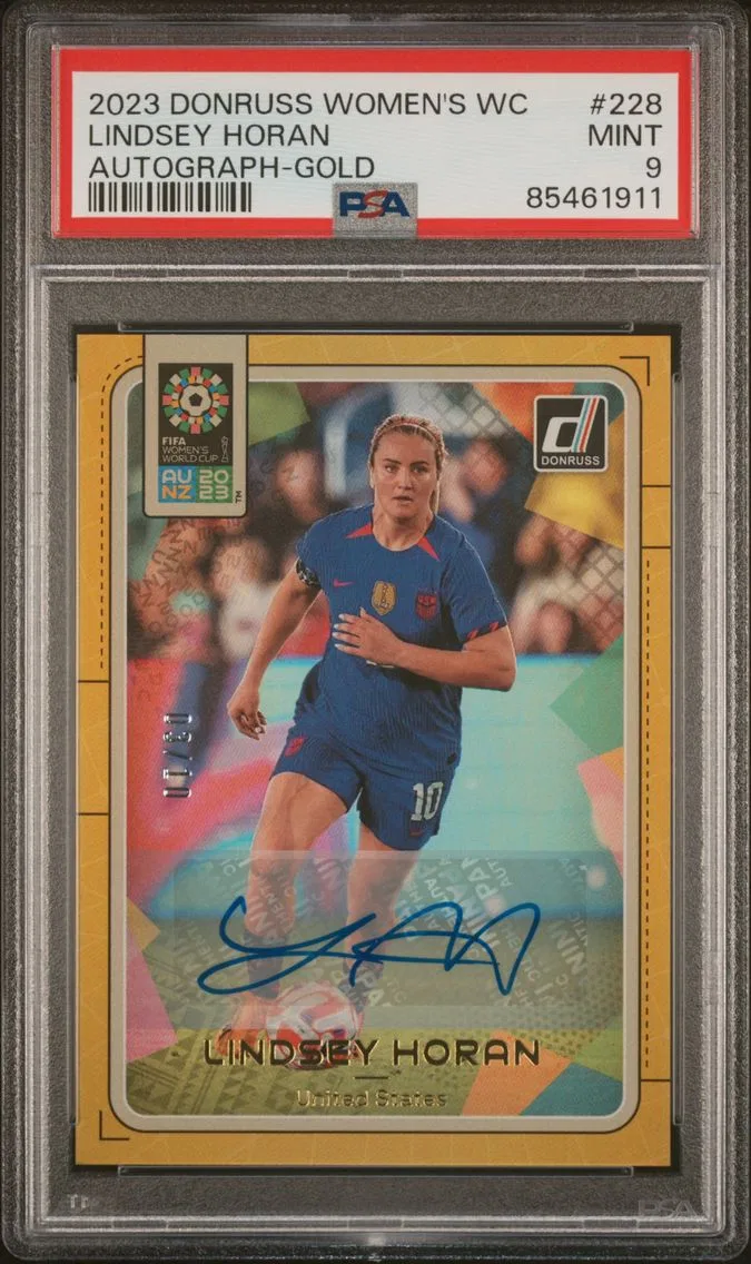 2023 #228 Lindsey Horan PSA 9 Panini Donruss FIFA Women's World Cup