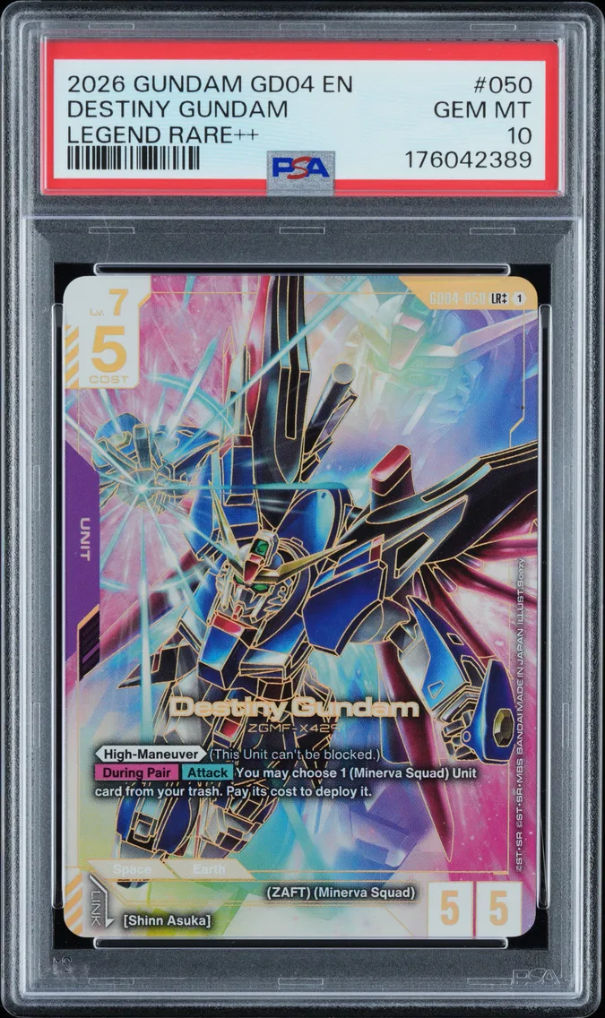 2026 #050 Destiny Gundam PSA 10 Gundam GD04-Phantom Aria
