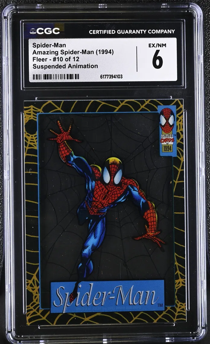 1994 #10 of 12 Spider-Man CGC 6 Amazing Spider-Man (1994 Fleer) - English