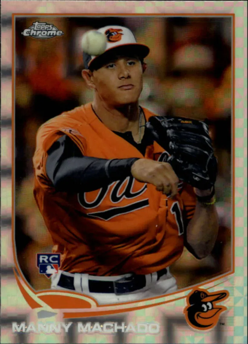 2013 #12 Manny Machado BGS 9.5 Topps Chrome X-Fractors