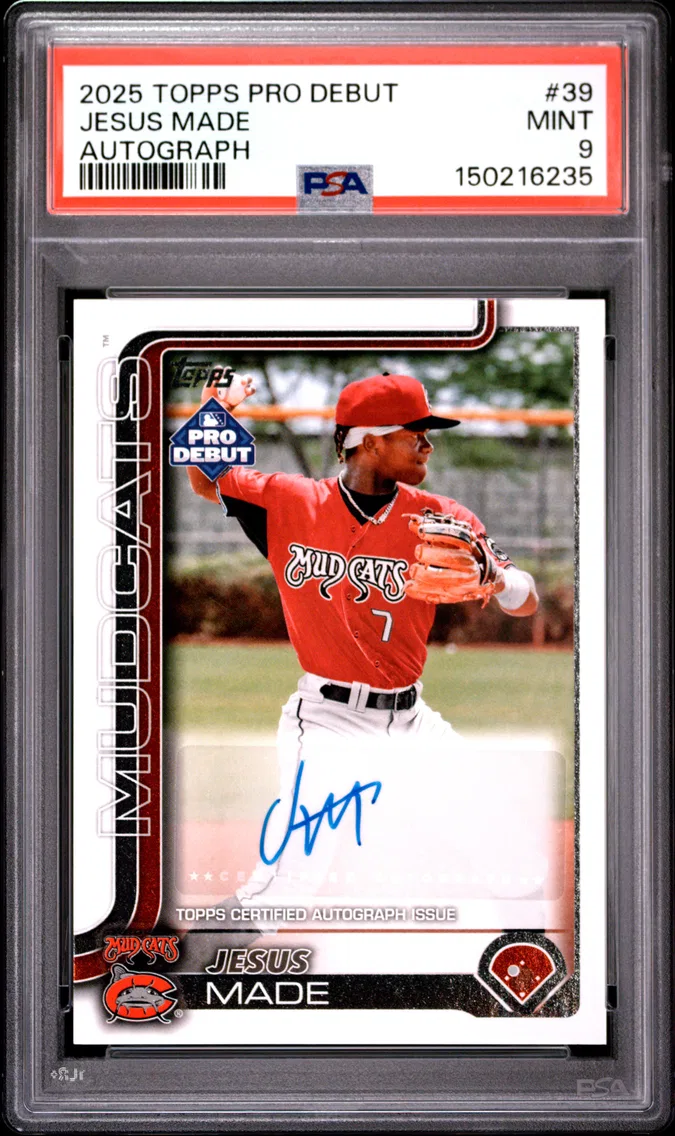 2025 #39 Jesus Made PSA 9 Topps Pro Debut