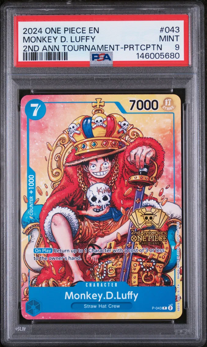 2024 #043 Monkey D. Luffy PSA 9 One Piece Promos