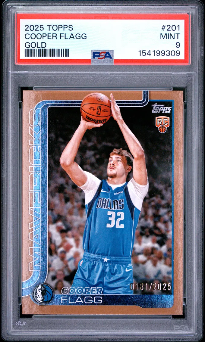 2025 #201 Cooper Flagg PSA 9 Topps