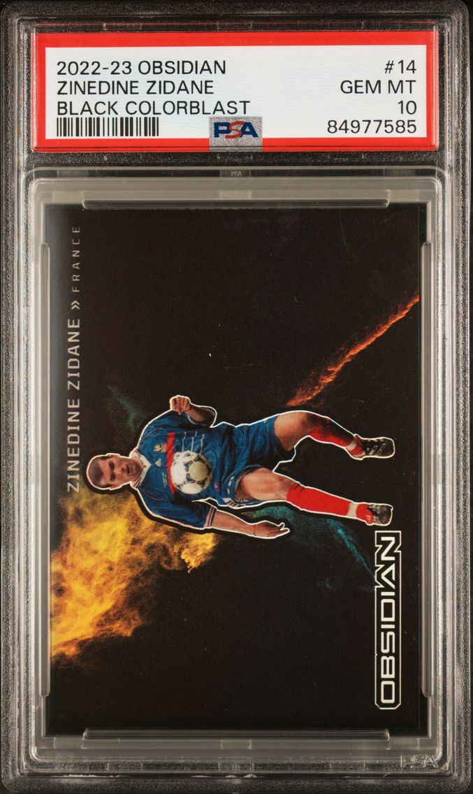2022 #14 Zinedine Zidane PSA 10 