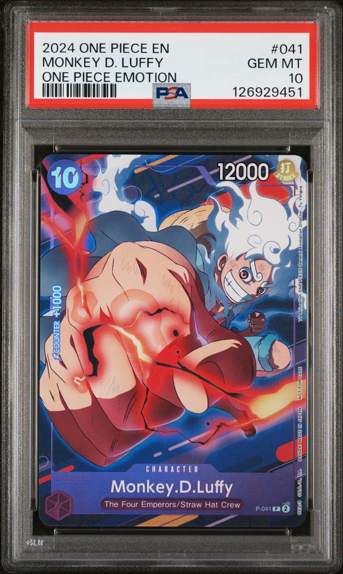 2024 #041 Monkey D. Luffy PSA 10