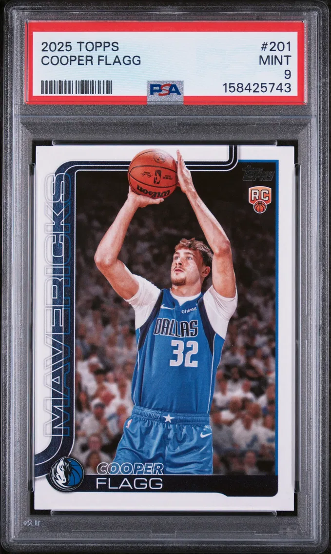 2025 #201 Cooper Flagg PSA 9 Topps