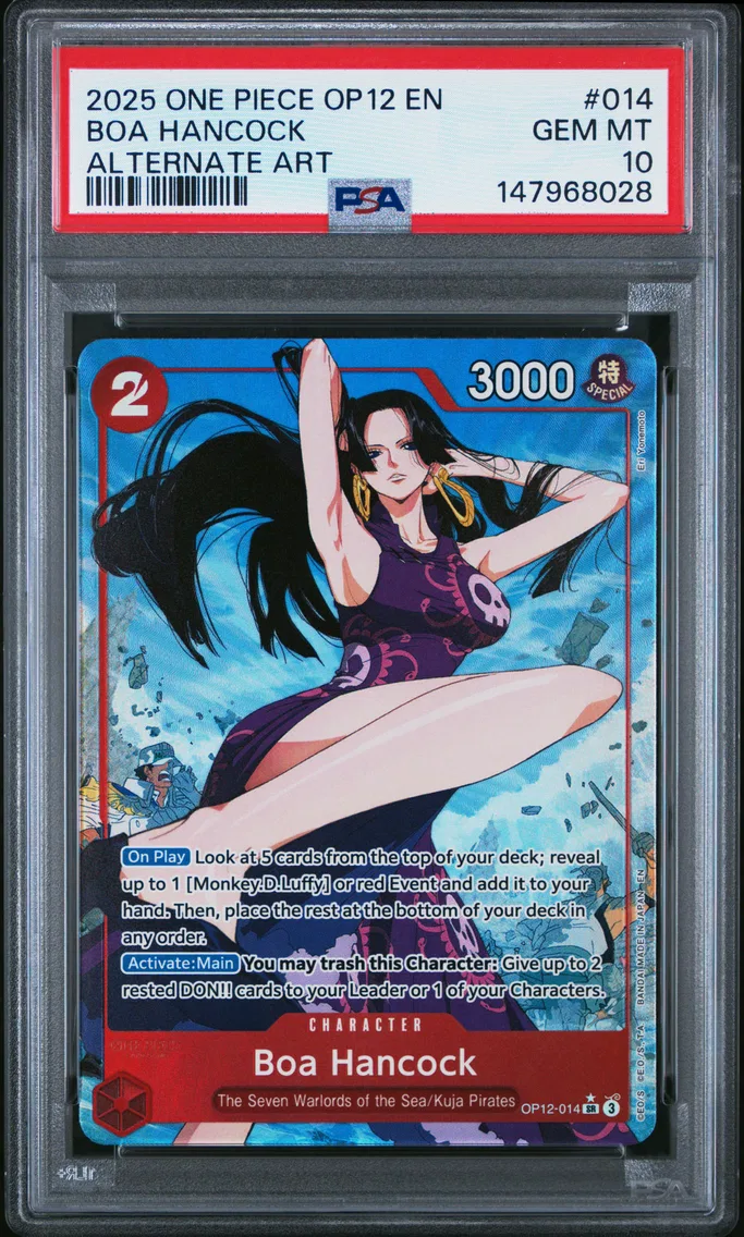 2025 #014 Boa Hancock PSA 10 One Piece OP12-Legacy of the Master