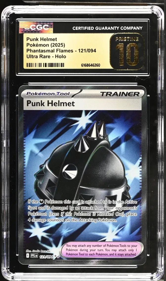2025 Phantasmal Flames - PFL EN - English Punk Helmet #121 CGC 10